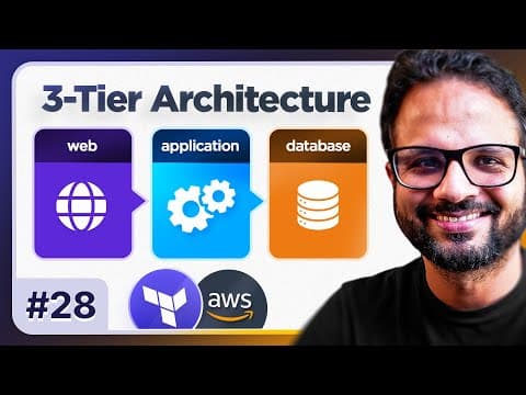 28/30 - AWS 3-tier Architecture With Terraform | End-to-End Real-Time Project